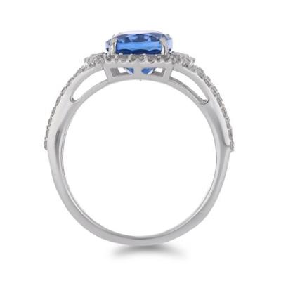 BUY 925 STERLING SILVER CLOUR CHANGE FLUORITE GEMSTONE RING